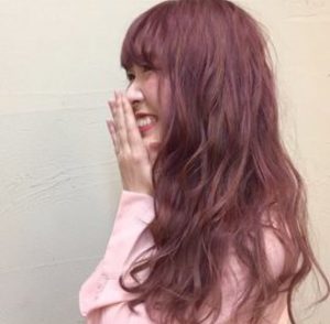 2017年人気の赤 ピンク系ヘアカラー Peace Ing