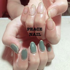 アシンメトリーネイル